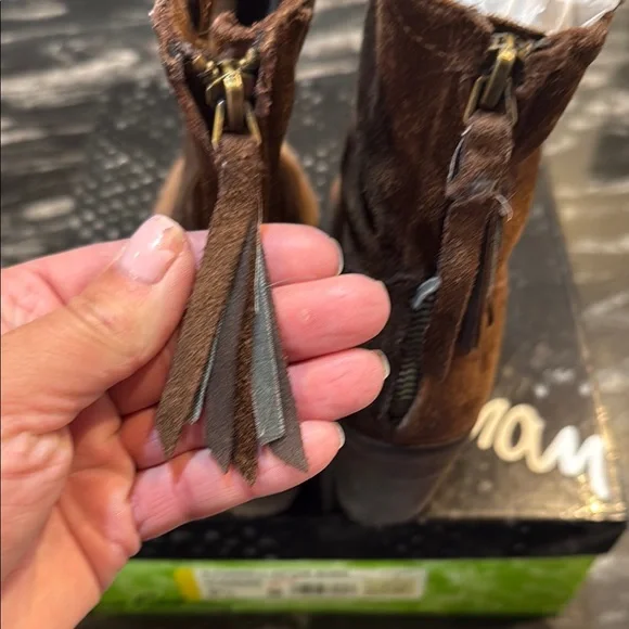 Sam Edelman Women's Brown Suede Ankle Boots - Picture 9 of 15